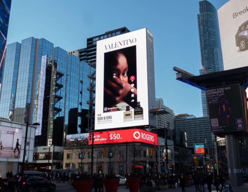 Digital Out-of-Home OOH example