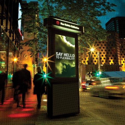 Street Furniture OOH example